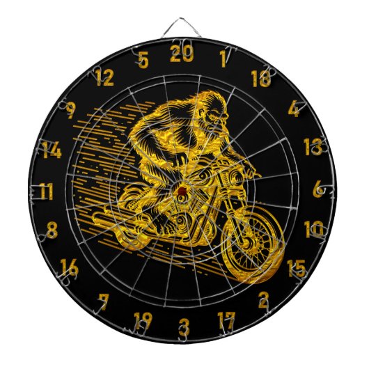 Sasquatch goedgekeurd: doel voor de mythe dartbord (Voorkant)