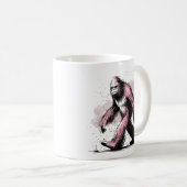 Sasquatch Grote Voet Koffiemok (Voorkant rechts)