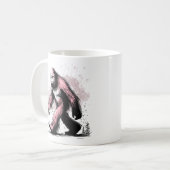 Sasquatch Grote Voet Koffiemok (Voorkant links)