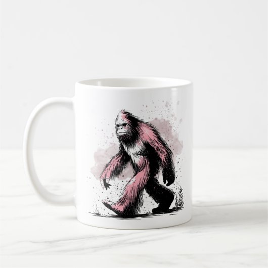 Sasquatch Grote Voet Koffiemok (Links)