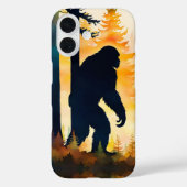 Sasquatch herfstlandschap zonsondergang Case-Mate iPhone case (Achterkant)