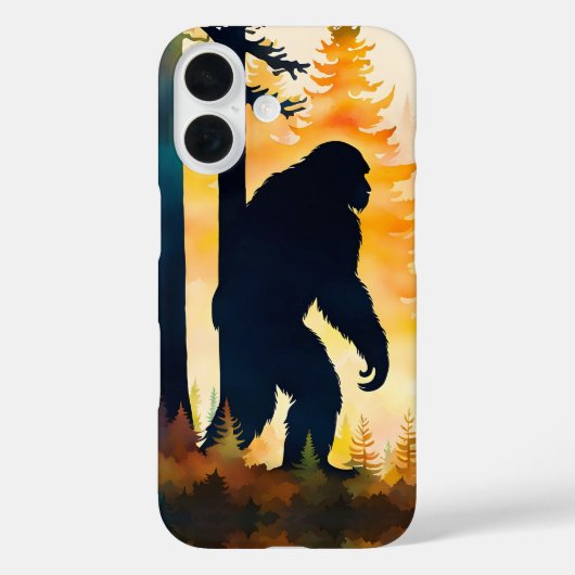 Sasquatch herfstlandschap zonsondergang Case-Mate iPhone case (Achterkant)