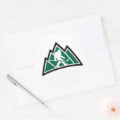 Sasquatch Hockey 3" ronde sticker (vel van 6) (Envelop)