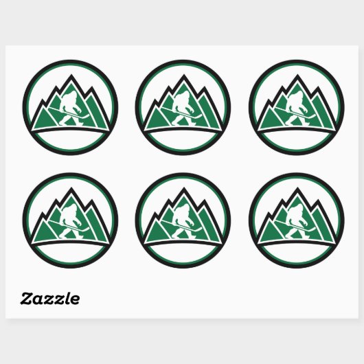 Sasquatch Hockey Sticker - Home (Vel)