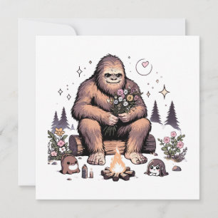 Sasquatch Holding Bloemen