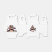 Sasquatch houdt bloemen vast bedankdoosjes (Uitgevouwen)