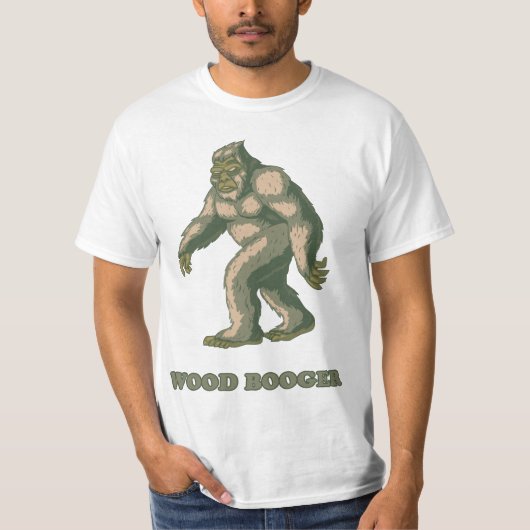 Sasquatch: Houten Booger T-shirt (Voorkant)