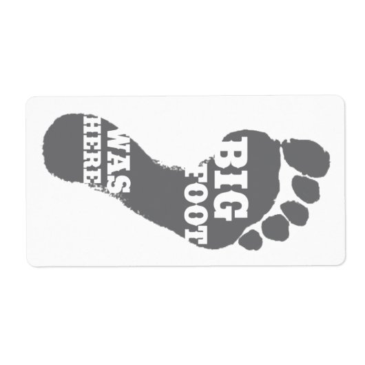 Sasquatch Hunter - Bigfoot Etiket (Voorkant)