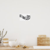 Sasquatch Hunter - Bigfoot Poster (Keuken)