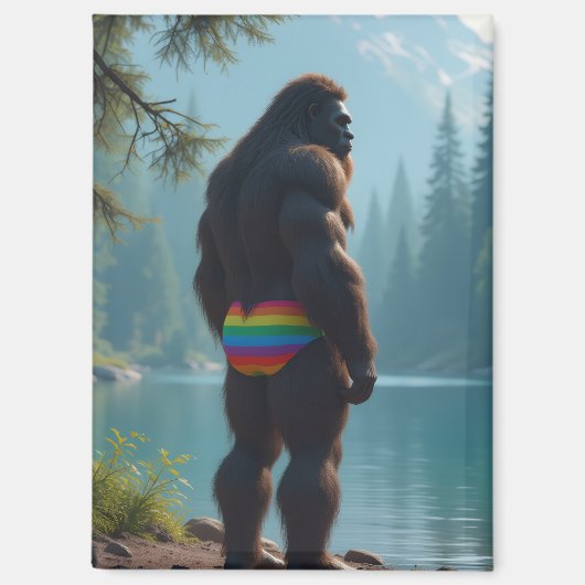 Sasquatch in bloei magneet (Voorkant)