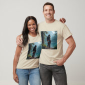 Sasquatch in bloei t-shirt (Unisex)