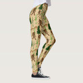Sasquatch in Bosbomen Bigfoot Patroon Leggings (Rechts)