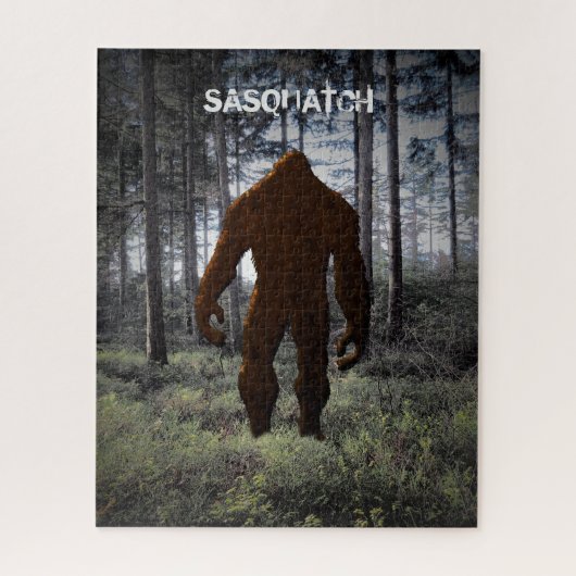 SASQUATCH IN BOSSEN LEGPUZZEL (Verticaal)
