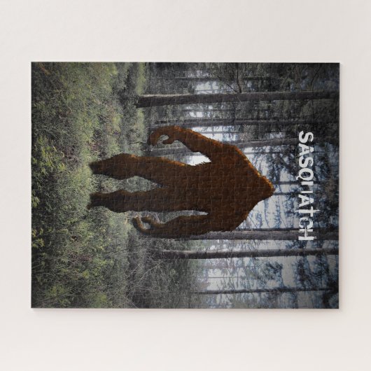 SASQUATCH IN BOSSEN LEGPUZZEL (Horizontaal)