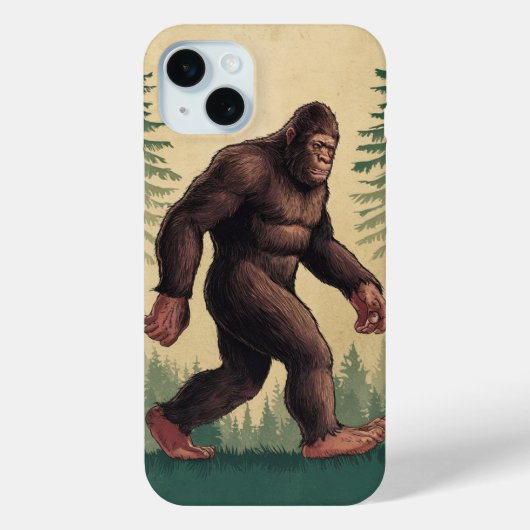 Sasquatch in de natuur Case-Mate iPhone case (Achterkant)