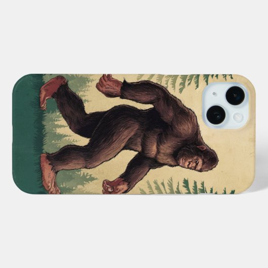 Sasquatch in de natuur Case-Mate iPhone case (Achterkant (horizontaal))