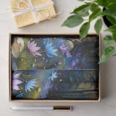 Sasquatch in de vallei van Floral Mountain Tissuepapier (Geschenk)