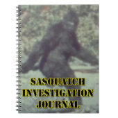 Sasquatch Investigation Journal - Bigfoot notebook Notitieboek (Voorkant)