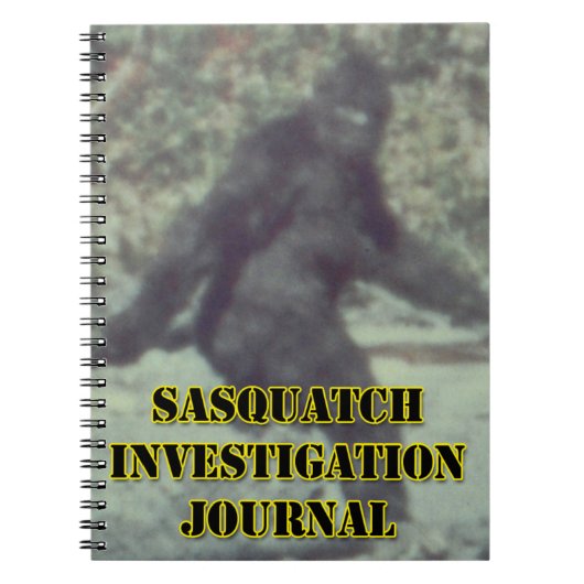 Sasquatch Investigation Journal - Bigfoot notebook Notitieboek (Voorkant)