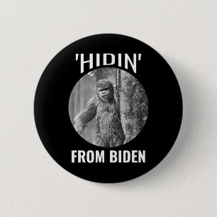 Sasquatch is een conservatieve Republikein die zic Ronde Button 5,7 Cm