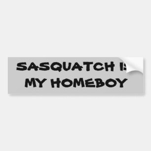 Sasquatch is mijn Homeboy Bigfoot Bumpersticker