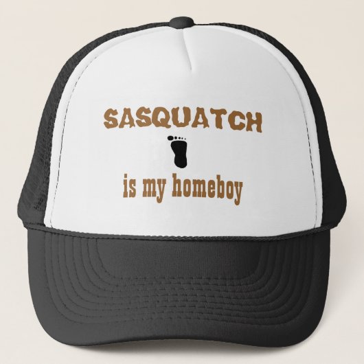 Sasquatch is mijn huisjongen trucker pet (Voorkant)