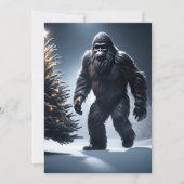 Sasquatch Kerstkaart (Voorkant)