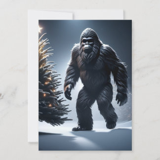 Sasquatch Kerstkaart
