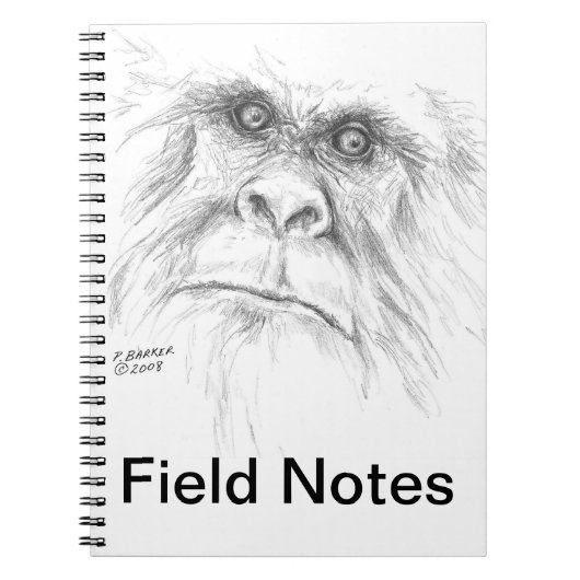 Sasquatch-laptop Notitieboek (Voorkant)