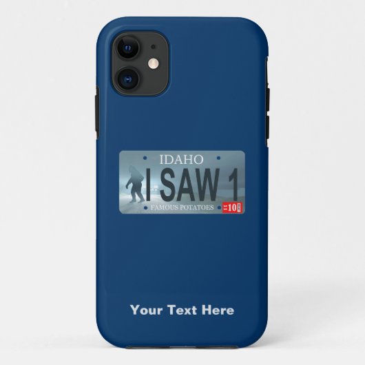 Sasquatch License Bord Case-Mate iPhone Case (Achterkant)