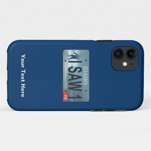 Sasquatch License Bord Case-Mate iPhone Case (Achterkant (horizontaal))