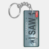 Sasquatch License Bord Sleutelhanger (Voorkant Links)