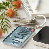 Sasquatch License Bord Sleutelhanger (Voorkant Rechts)