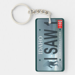 Sasquatch License Bord Sleutelhanger