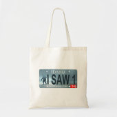 Sasquatch License Bord Tote Bag (Voorkant)