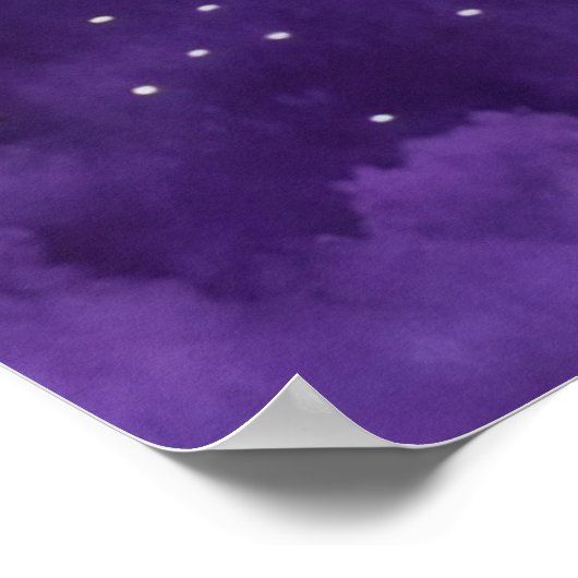 Sasquatch lopen met huisdier Beer welp Poster (Hoek)