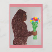 Sasquatch Love Briefkaart (Voorkant)