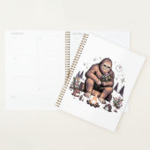 Sasquatch met bloemen planner (Display)