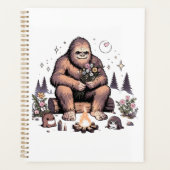 Sasquatch met bloemen planner (Voorkant)