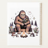 Sasquatch met bloemen planner (Achterkant)