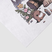Sasquatch met bloemen tissuepapier (Detail)