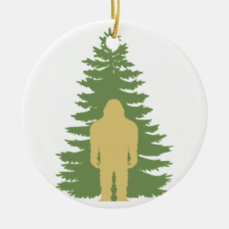 Sasquatch met Cedar-Ornament Keramisch Ornament