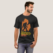 Sasquatch Michigan Bigfoot  MI Bigfoot Rese T-shirt (Voorkant volledig)