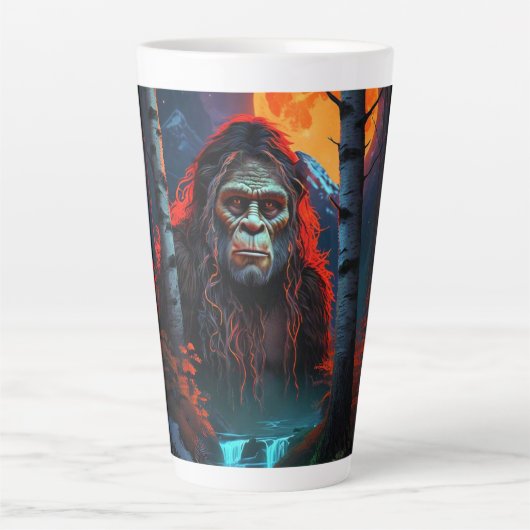 Sasquatch Moonlit Hunt Latte Mok (Voorkant)