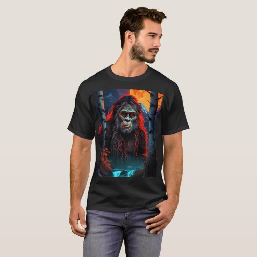Sasquatch Moonlit Hunt T-shirt (Voorkant volledig)