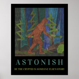 Sasquatch Motivatie Poster