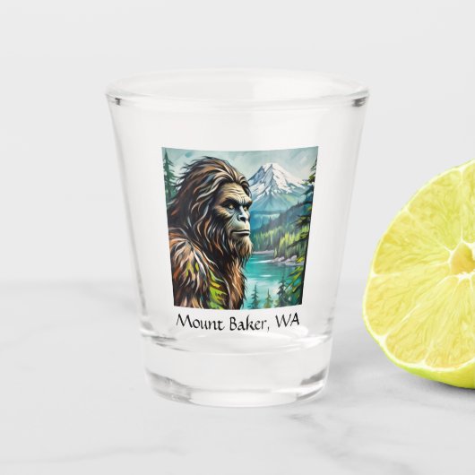 Sasquatch Mount Baker, Verenigde Staten Shot Glas (Voorkant)