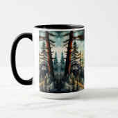 Sasquatch onderzoekt zijn land en de oceaan mok (Links)