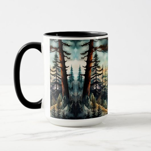 Sasquatch onderzoekt zijn land en de oceaan mok (Links)