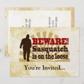 Sasquatch op de los kaart (Voorkant / Achterkant)